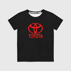 Футболка детская Toyota red logo, цвет: 3D-принт