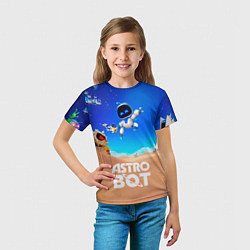 Футболка детская Astro bot персонажи, цвет: 3D-принт — фото 2