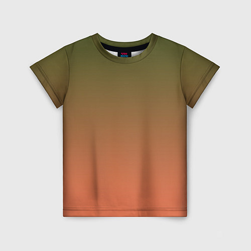 Детская футболка Абстрактный градиент / 3D-принт – фото 1