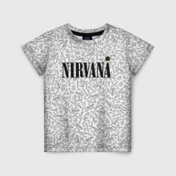 Детская футболка Нирвана рок атрибутика