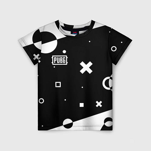 Детская футболка PUBG game pattern / 3D-принт – фото 1