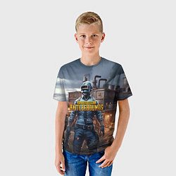 Футболка детская PUBG персонаж из игры, цвет: 3D-принт — фото 2