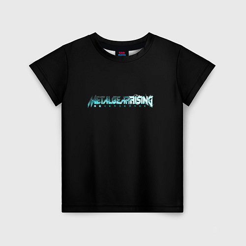 Детская футболка Metal gear rising logo / 3D-принт – фото 1