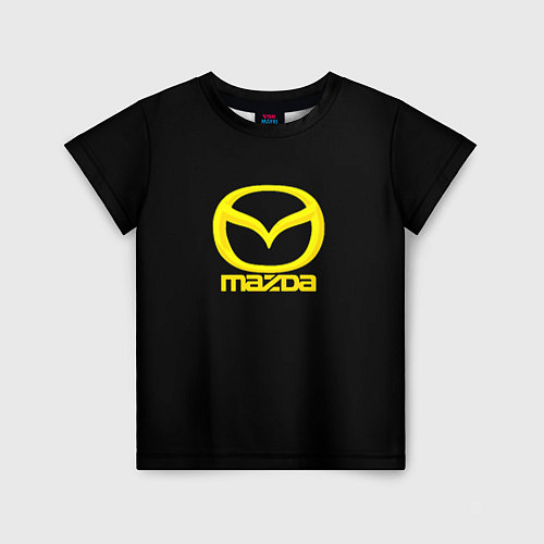 Детская футболка Mazda yellow / 3D-принт – фото 1