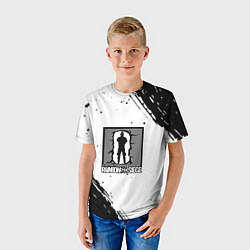 Футболка детская Rainbow six текстура лого шутер, цвет: 3D-принт — фото 2