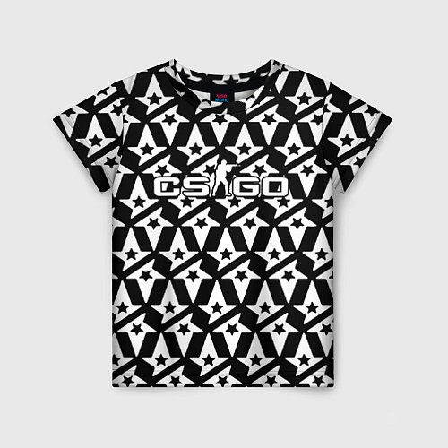 Детская футболка Контра астралис лого / 3D-принт – фото 1