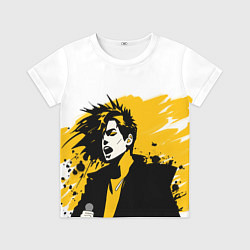 Детская футболка Абстрактный рок певец