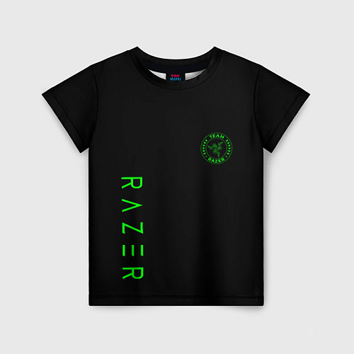 Детская футболка Razer brend game / 3D-принт – фото 1