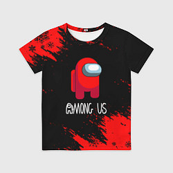 Футболка детская Among us winter steel, цвет: 3D-принт
