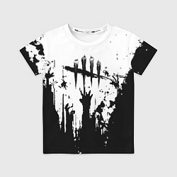 Футболка детская Dead by daylight horror краски, цвет: 3D-принт