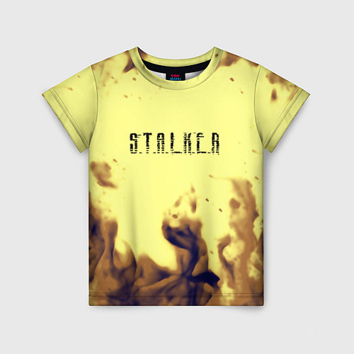 Детская футболка Stalker fire retro / 3D-принт – фото 1