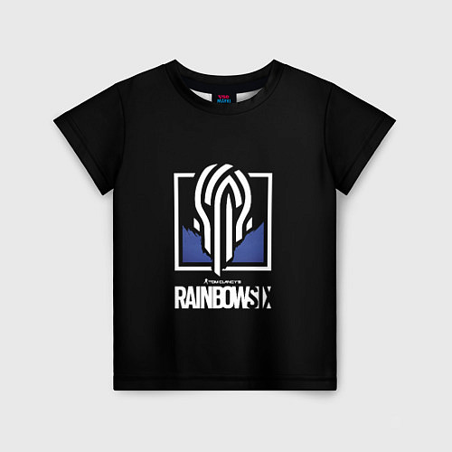 Детская футболка Rainbow six siege logo / 3D-принт – фото 1