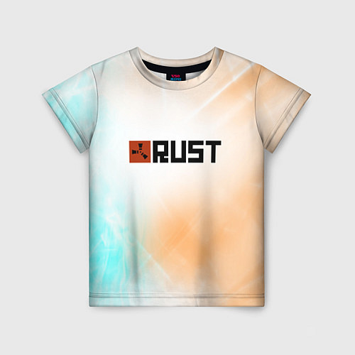 Детская футболка RUST gradient / 3D-принт – фото 1
