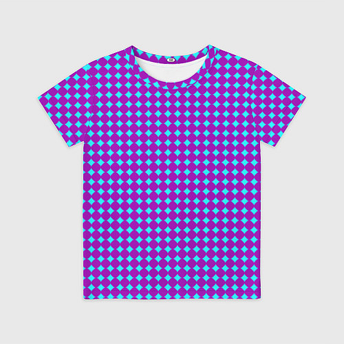 Детская футболка Паттерн кругов и ромбов / 3D-принт – фото 1