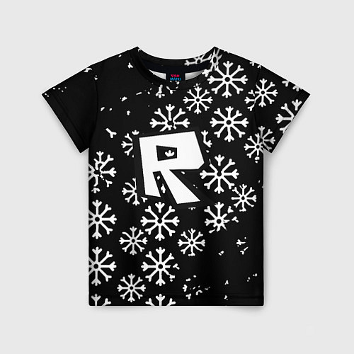 Детская футболка Roblox winter / 3D-принт – фото 1