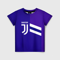 Футболка детская Juventus sport geometry line, цвет: 3D-принт