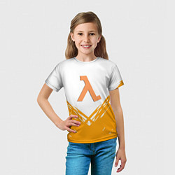 Футболка детская Half life текстура, цвет: 3D-принт — фото 2