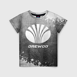 Футболка детская Daewoo - grey gradient, цвет: 3D-принт