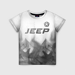 Футболка детская Jeep - white gradient посередине, цвет: 3D-принт