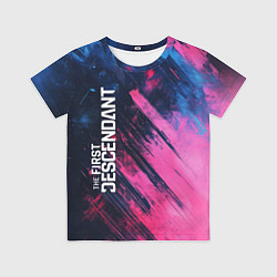 Футболка детская The First Descendant - Texture, цвет: 3D-принт