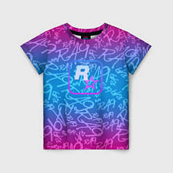 Футболка детская Rock star neon, цвет: 3D-принт