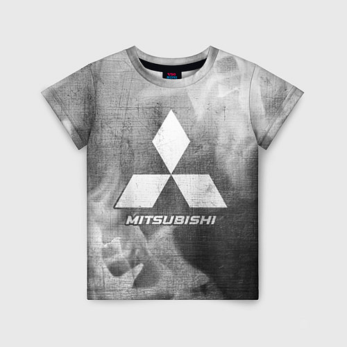 Детская футболка Mitsubishi - grey gradient / 3D-принт – фото 1