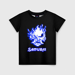 Футболка детская Samurai logo ghost, цвет: 3D-принт