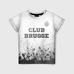 Детская футболка Club Brugge - white gradient посередине