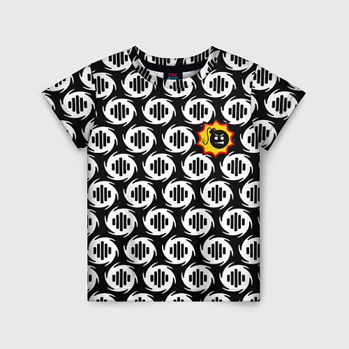 Детская футболка Serious Sam logo pattern / 3D-принт – фото 1