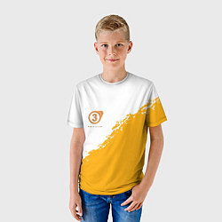 Футболка детская Half life 3 краски, цвет: 3D-принт — фото 2