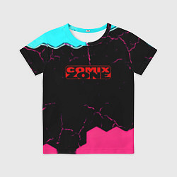 Футболка детская Comix zone hexagon, цвет: 3D-принт