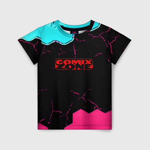Детская футболка Comix zone hexagon / 3D-принт – фото 1