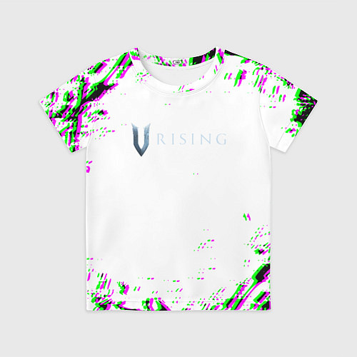 Детская футболка Vrising глитч краски / 3D-принт – фото 1