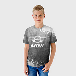 Футболка детская Mini - grey gradient, цвет: 3D-принт — фото 2