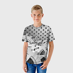 Футболка детская Lexus carbon steel, цвет: 3D-принт — фото 2