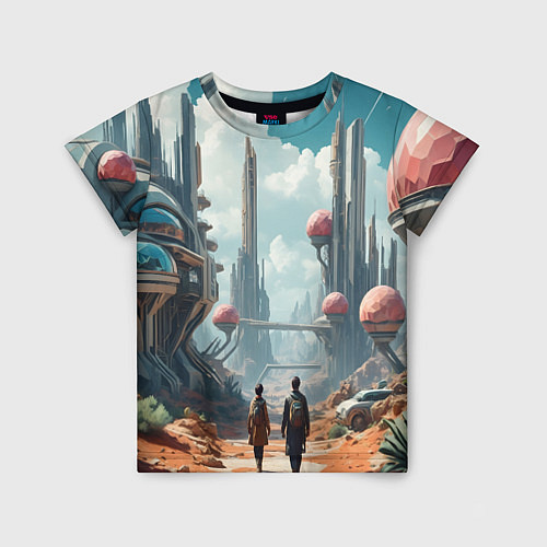 Детская футболка Планета фантастика / 3D-принт – фото 1