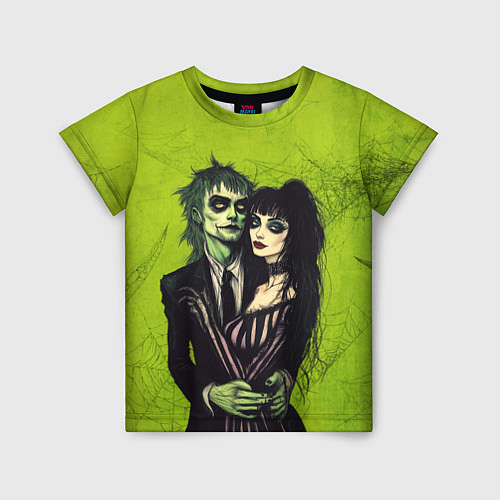 Детская футболка Битлджус и Лидия / 3D-принт – фото 1