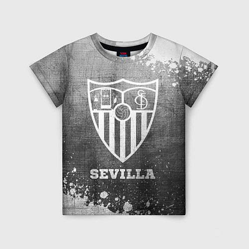 Детская футболка Sevilla - grey gradient / 3D-принт – фото 1