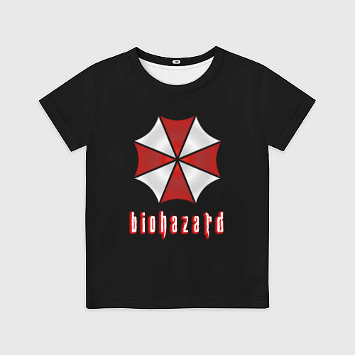 Детская футболка Biohazard logo / 3D-принт – фото 1