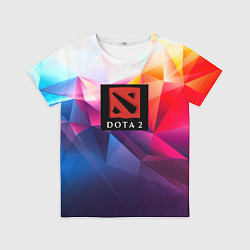 Детская футболка DOTA geometry neon