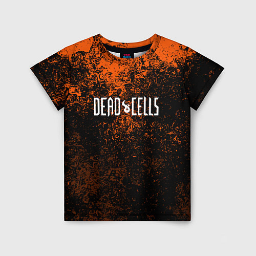 Детская футболка Dead Cells брызги красок текстура / 3D-принт – фото 1