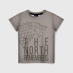 Детская футболка The North Remembers game of thrones