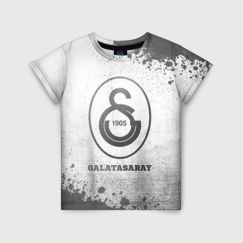 Детская футболка Galatasaray - white gradient / 3D-принт – фото 1
