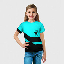 Футболка детская Ъуъ съука геометрия, цвет: 3D-принт — фото 2
