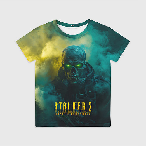 Детская футболка Stalker 2 скелет в форме / 3D-принт – фото 1