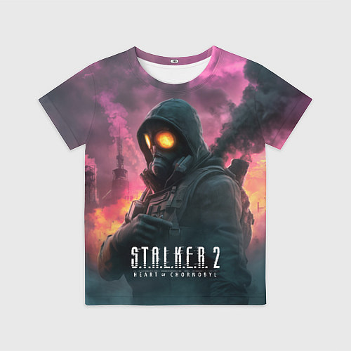 Детская футболка Stalker 2 радиоактивный фон / 3D-принт – фото 1