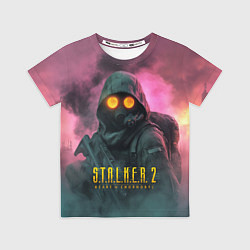 Футболка детская Stalker 2 радиоактивный дым, цвет: 3D-принт