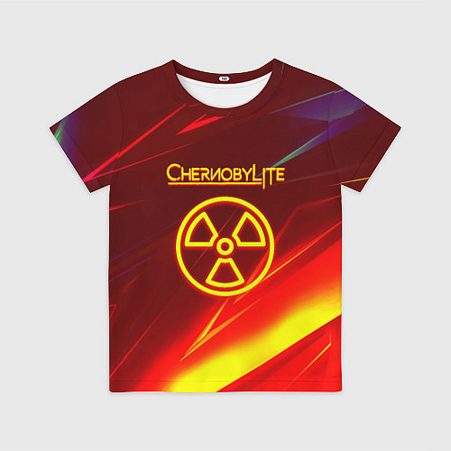 Детская футболка Чернобыль лайт стрипсы / 3D-принт – фото 1