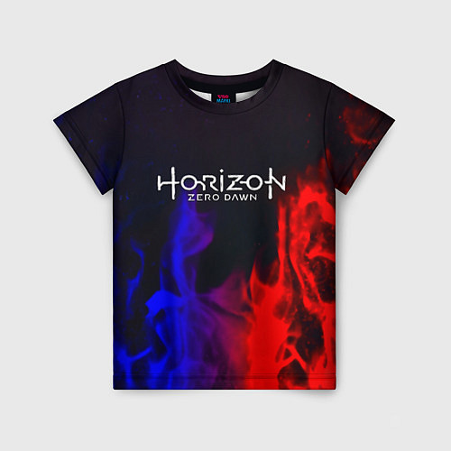 Детская футболка Horizon: Zero Dawn flame steel / 3D-принт – фото 1