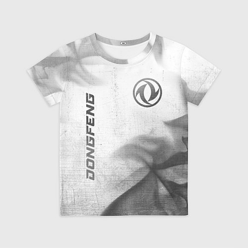 Детская футболка Dongfeng - white gradient вертикально / 3D-принт – фото 1